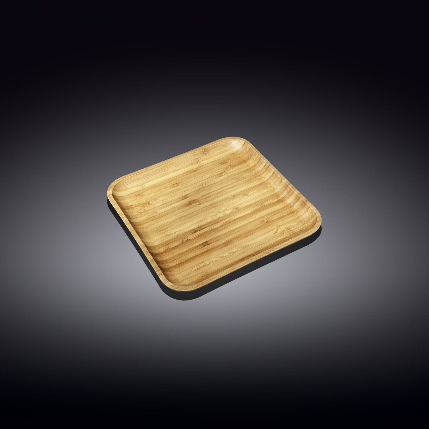 Bamboo Square Plate 4" inchX 4" inch -5