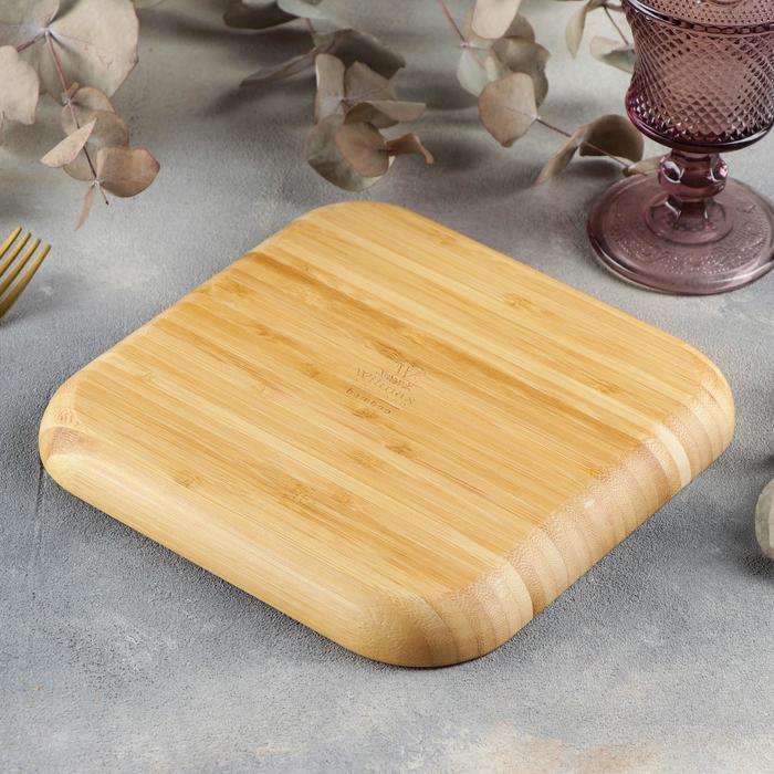 Bamboo Square Plate 6" inch X 6" inch |For Appetizers-14