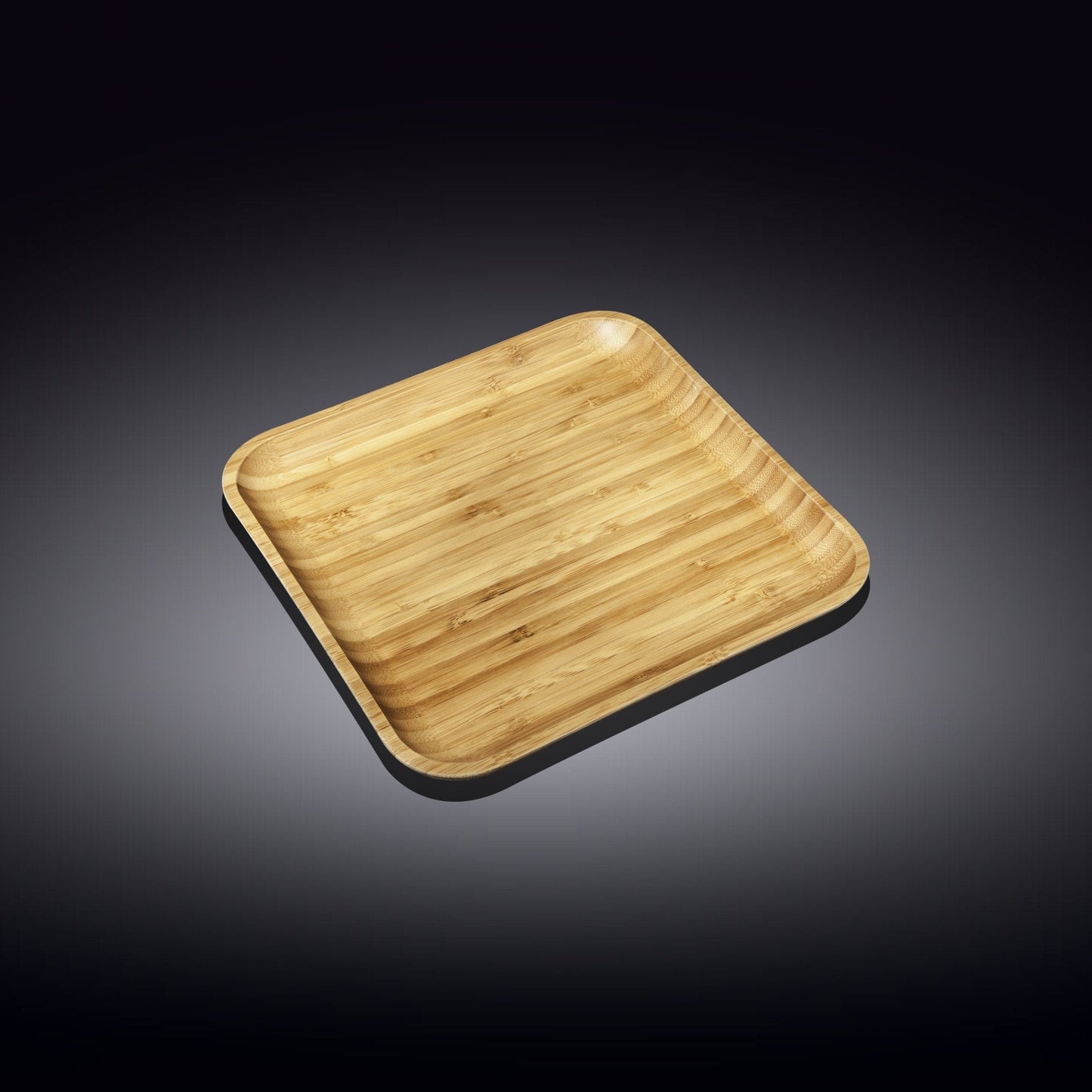 Bamboo Square Plate 7" inch X 7" inch -1