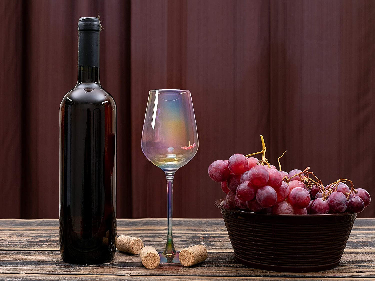Iridescent Luster Large Radiance Wine Glasses