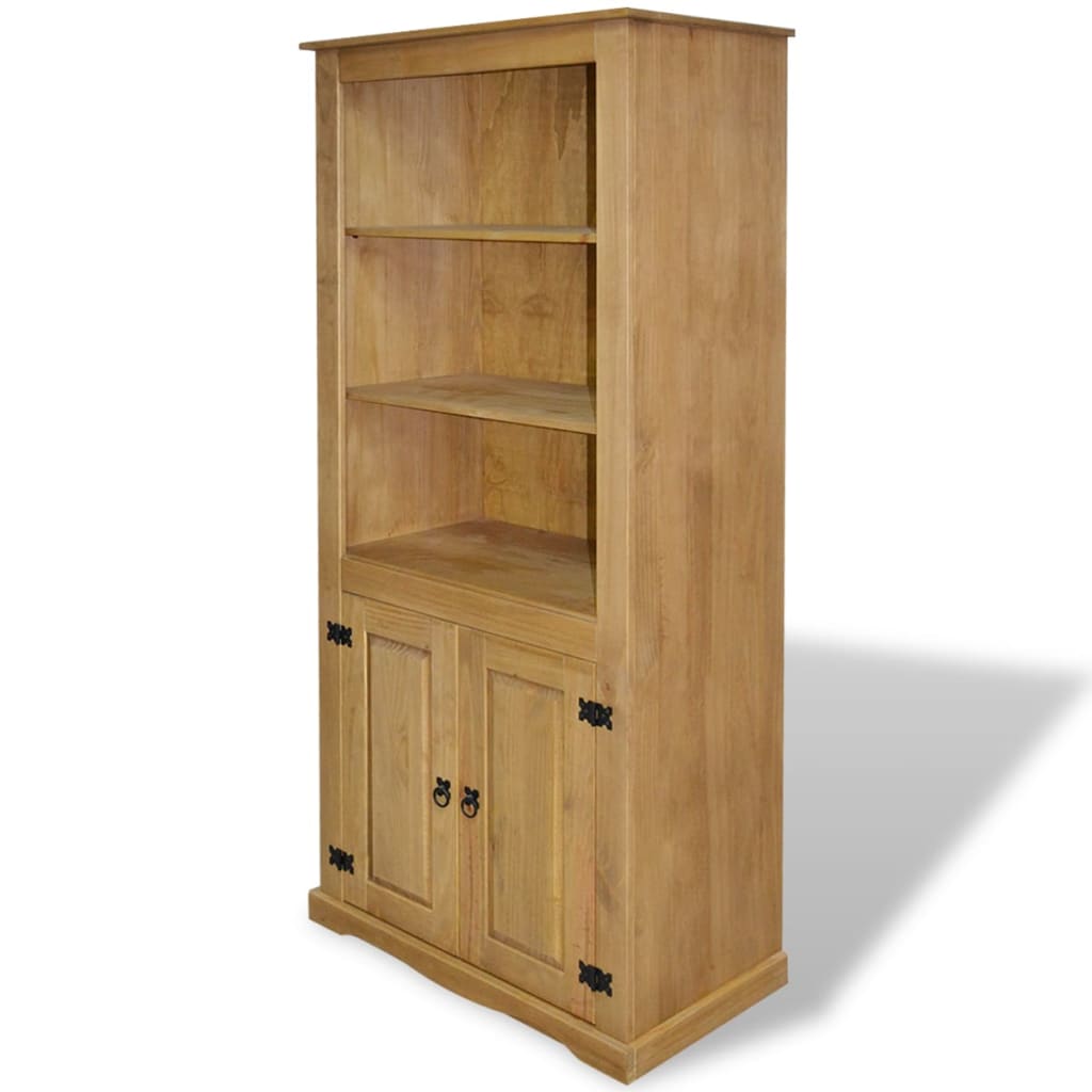 vidaXL Kitchen Cabinet Buffet Cupboard Storage Cabinet with Doors Mexican Pine-12