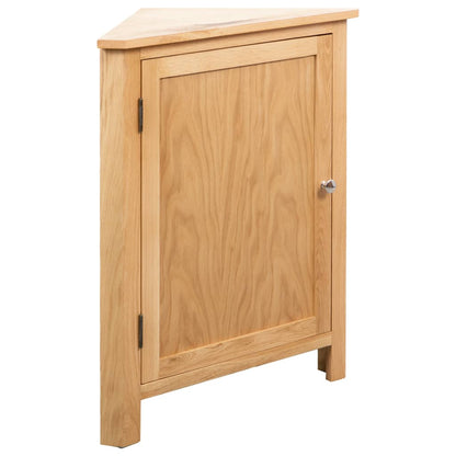 vidaXL Corner Cabinet Solid Wood Oak-1