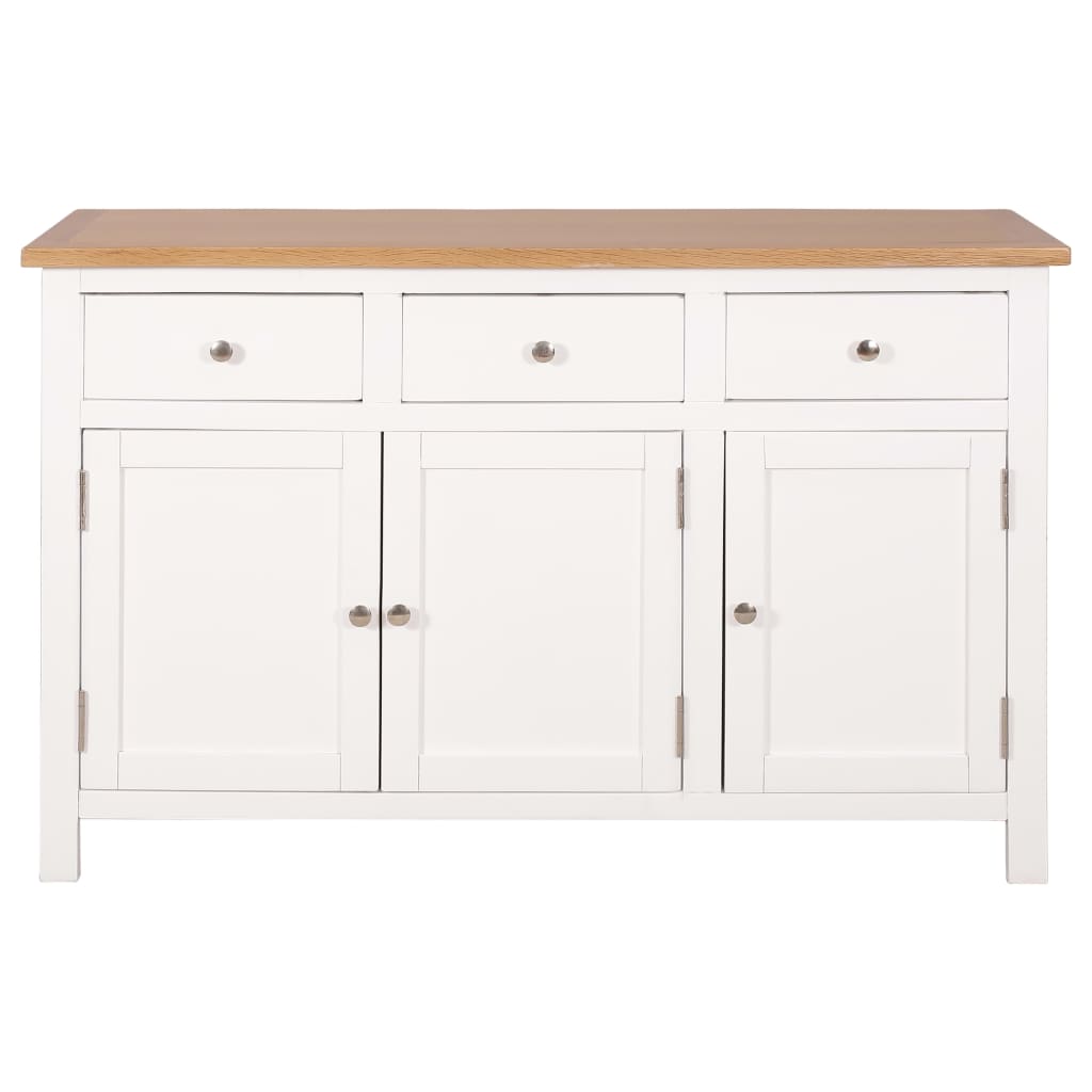 Sideboard Bar Buffet Cabinet Solid Wood Oak-5