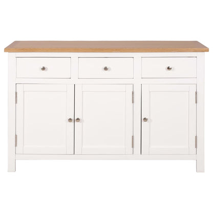 Sideboard Bar Buffet Cabinet Solid Wood Oak-5