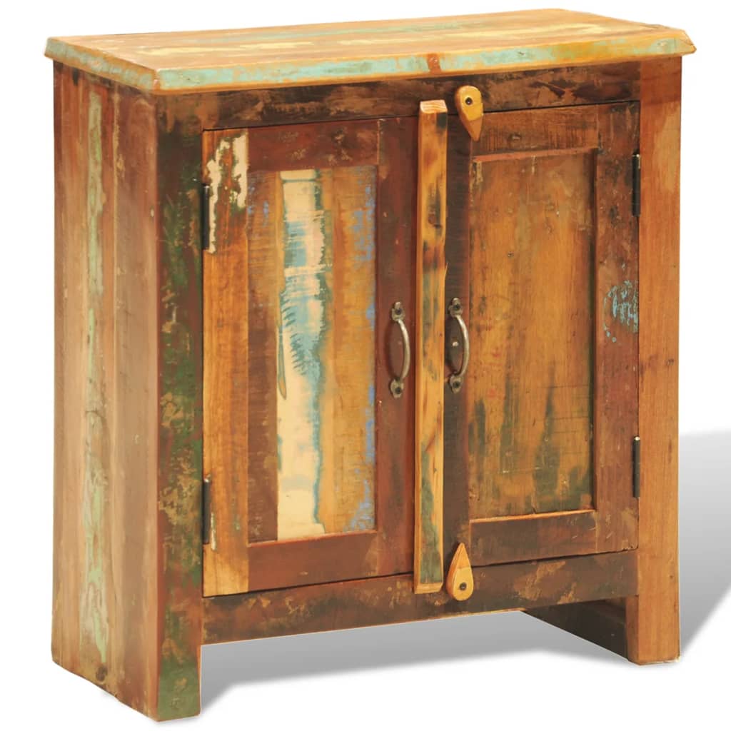 vidaXL Reclaimed Cabinet Solid Wood with 2 Doors Vintage-5