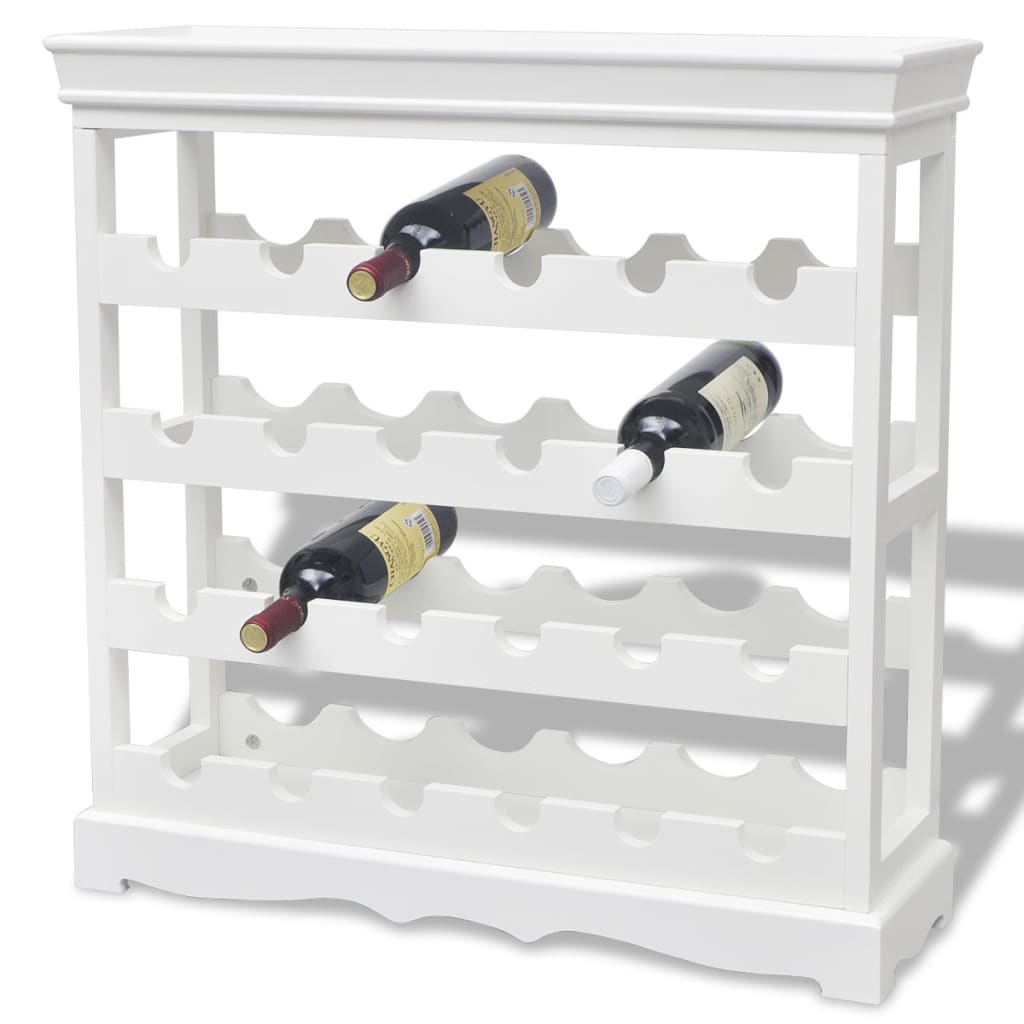 Wine Bottle Holder with Top Tray Floor -7