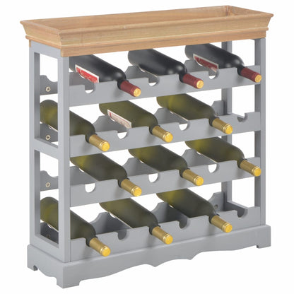 Wine Bottle Holder with Top Tray Floor -21