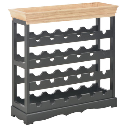 Wine Bottle Holder with Top Tray Floor -25