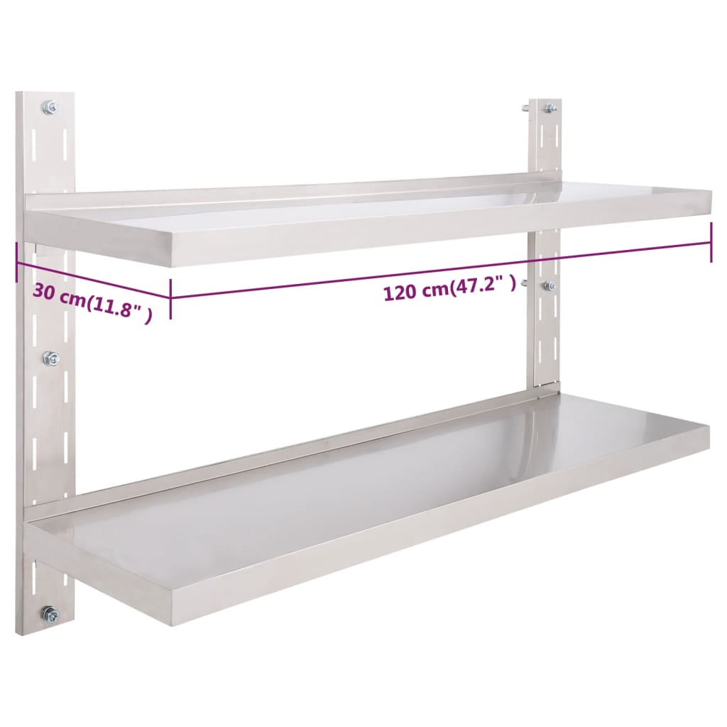 vidaXL Wall Shelf - Floating -20