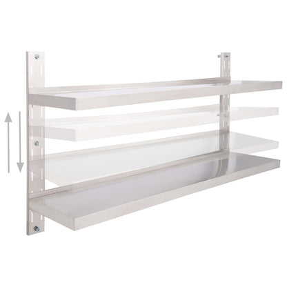 vidaXL Wall Shelf - Floating -4