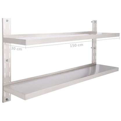 vidaXL Wall Shelf - Floating -22