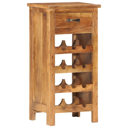 Wine Cabinet 15.7"x11.8"x31.5" Solid Acacia Wood-9