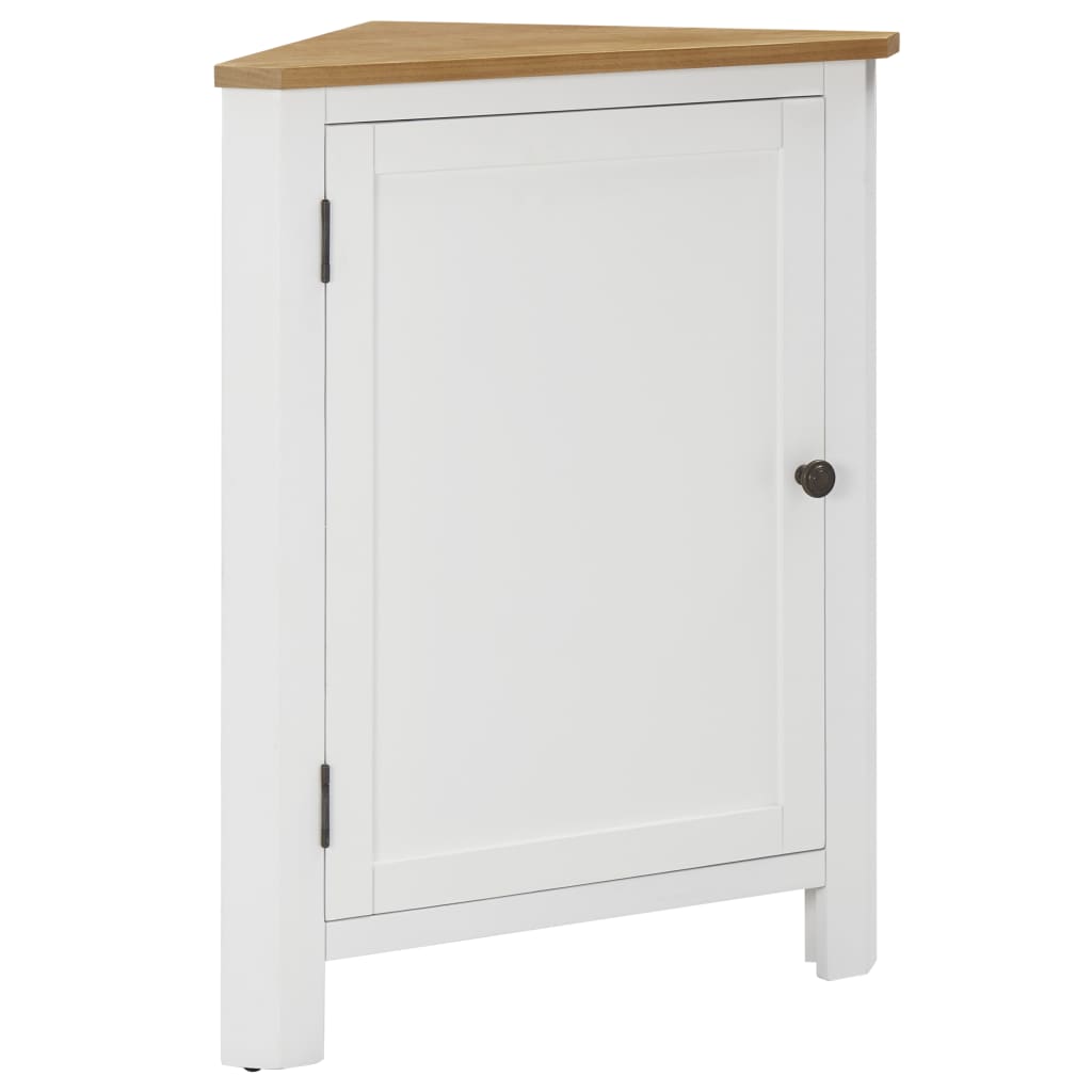 vidaXL Corner Cabinet Solid Wood Oak-7