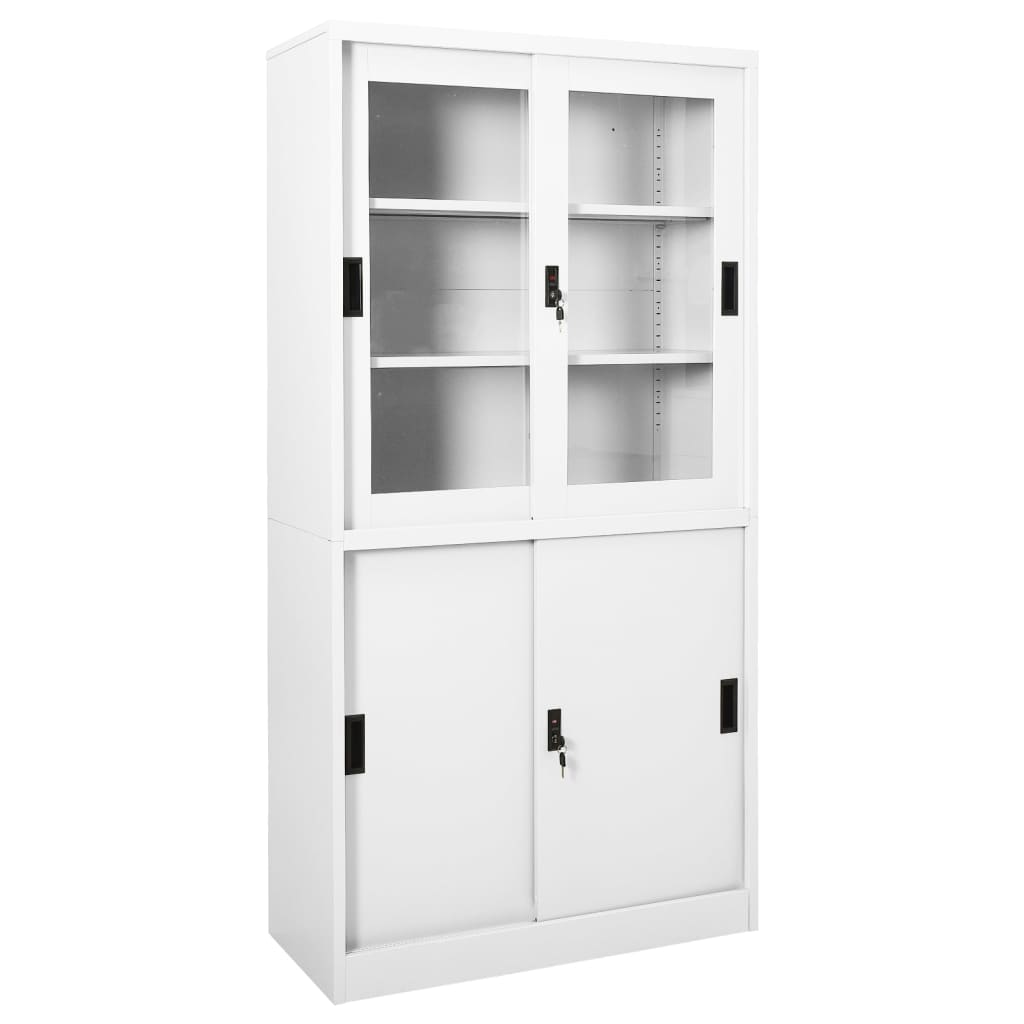 Cabinet Storage with Sliding Door Steel-0