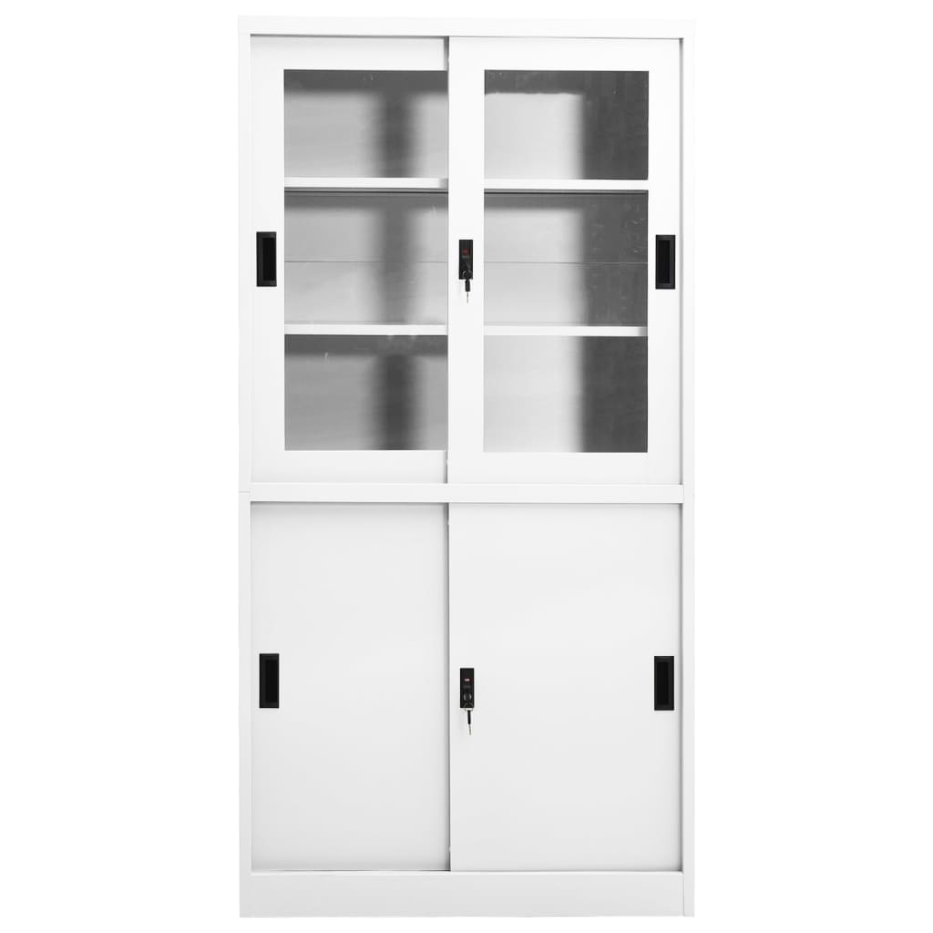 Cabinet Storage with Sliding Door Steel-4