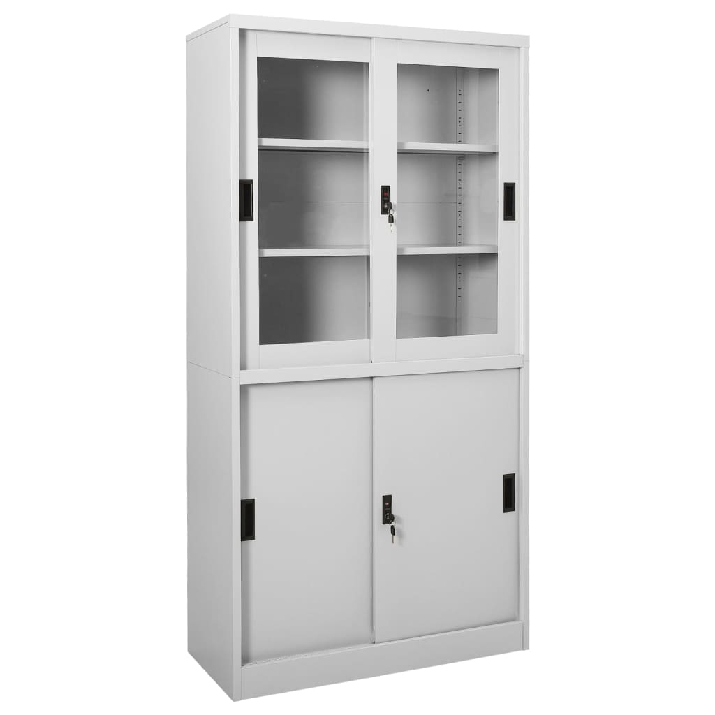 Cabinet Storage with Sliding Door Steel-6