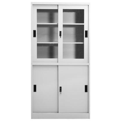 Cabinet Storage with Sliding Door Steel-8