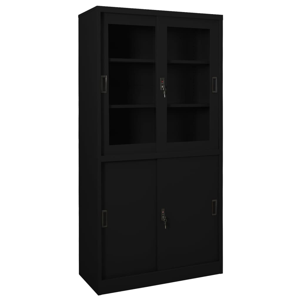 Cabinet Storage with Sliding Door Steel-9