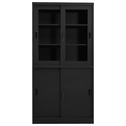 Cabinet Storage with Sliding Door Steel-3