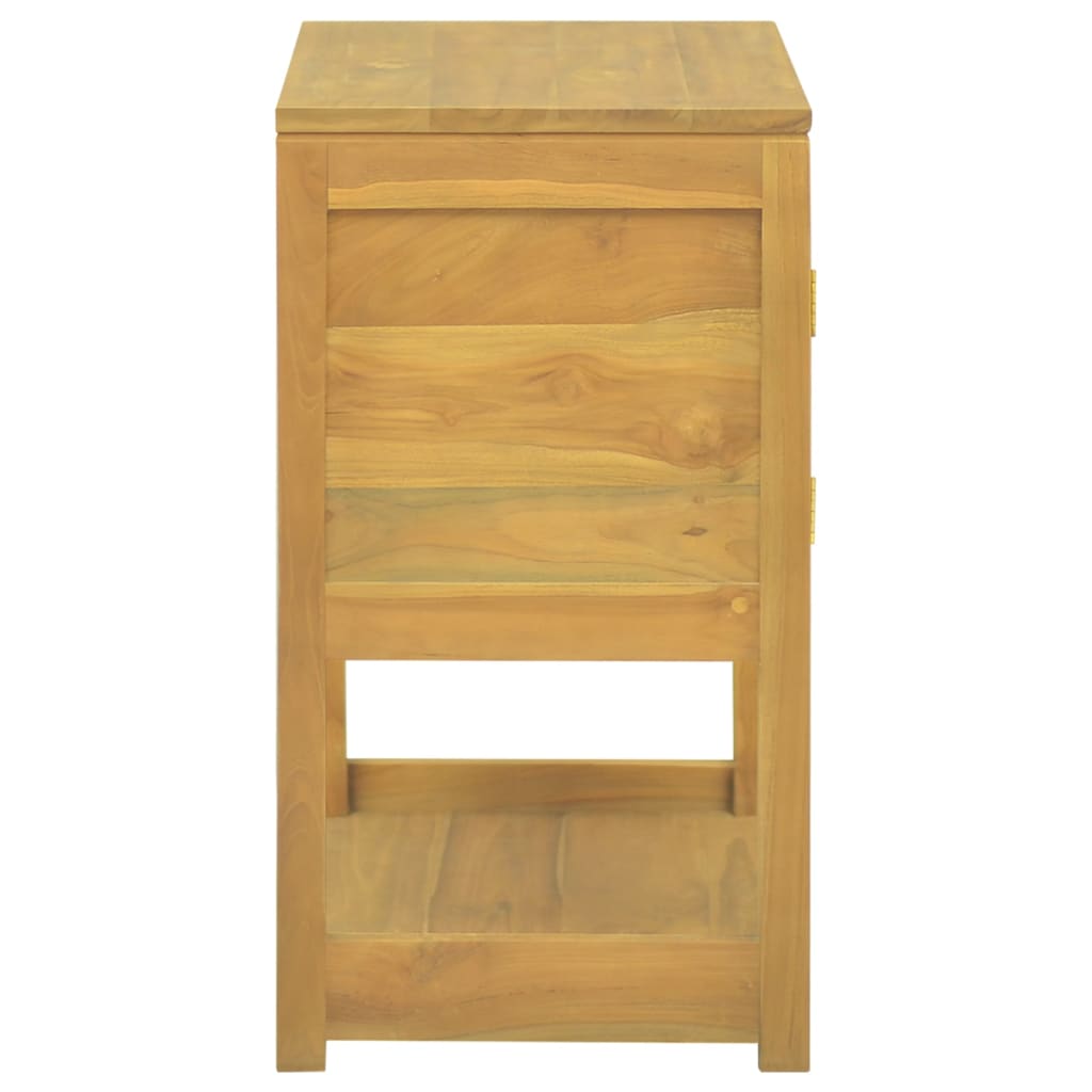 Cabinet Storage with Shelves Solid Wood Teak-11