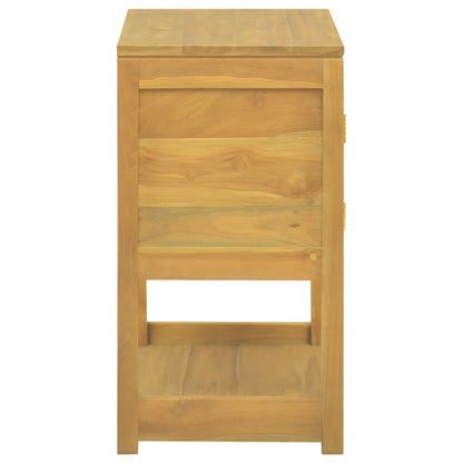 Cabinet Storage with Shelves Solid Wood Teak-11