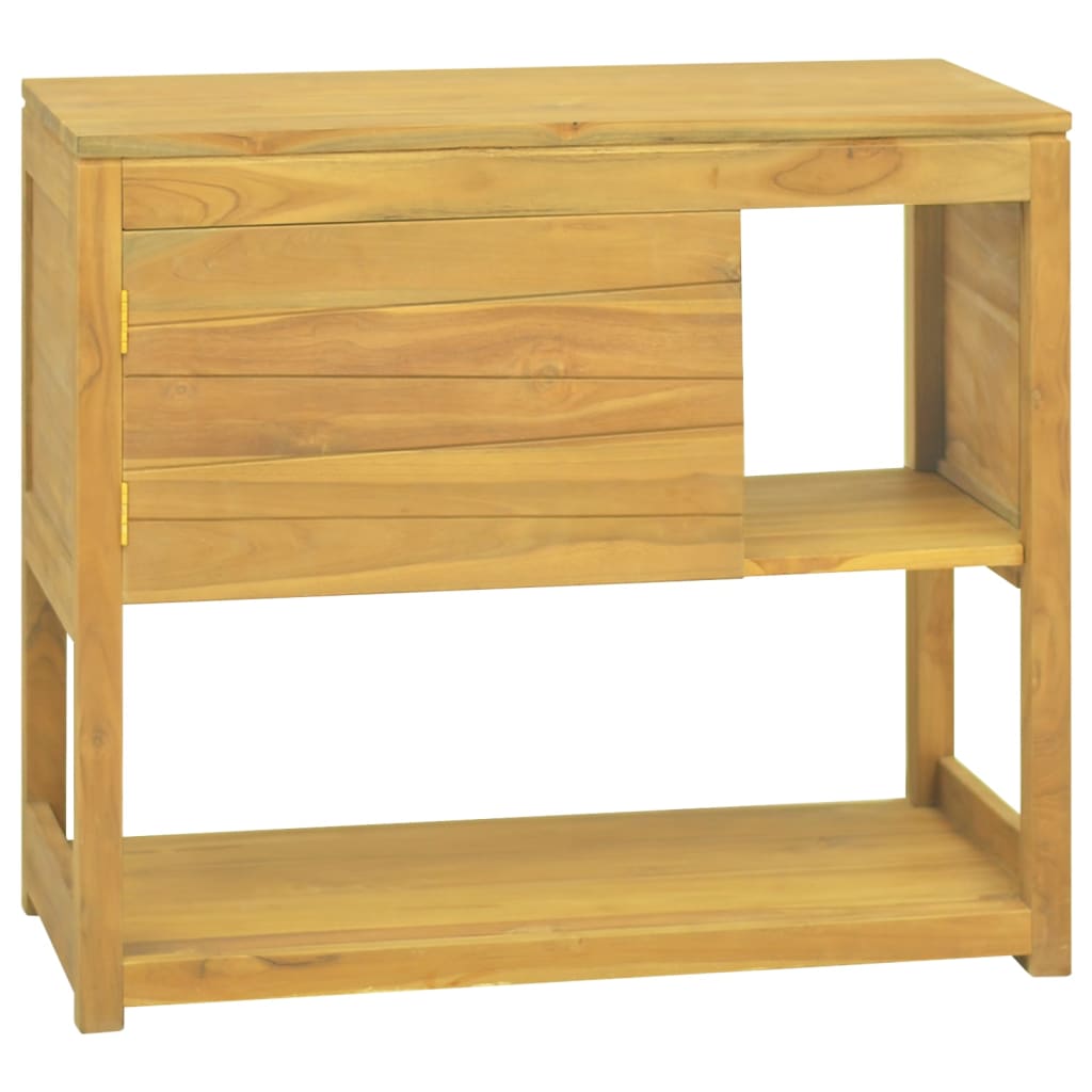 Cabinet Storage with Shelves Solid Wood Teak-17