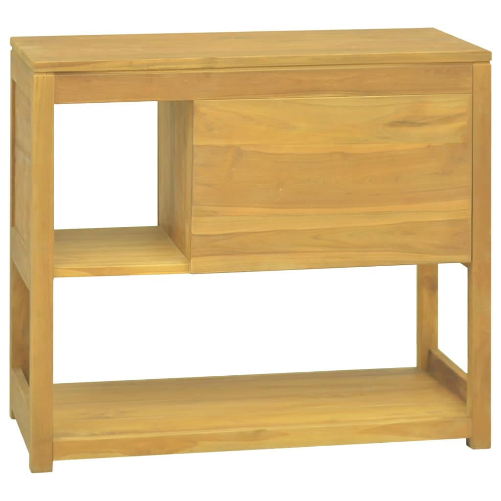 Cabinet Storage with Shelves Solid Wood Teak-6