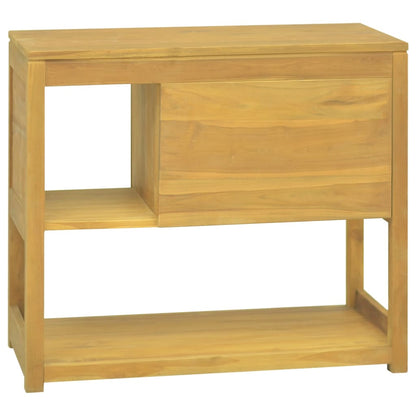 Cabinet Storage with Shelves Solid Wood Teak-6