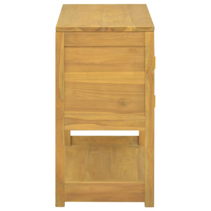 Cabinet Storage with Shelves Solid Wood Teak-8