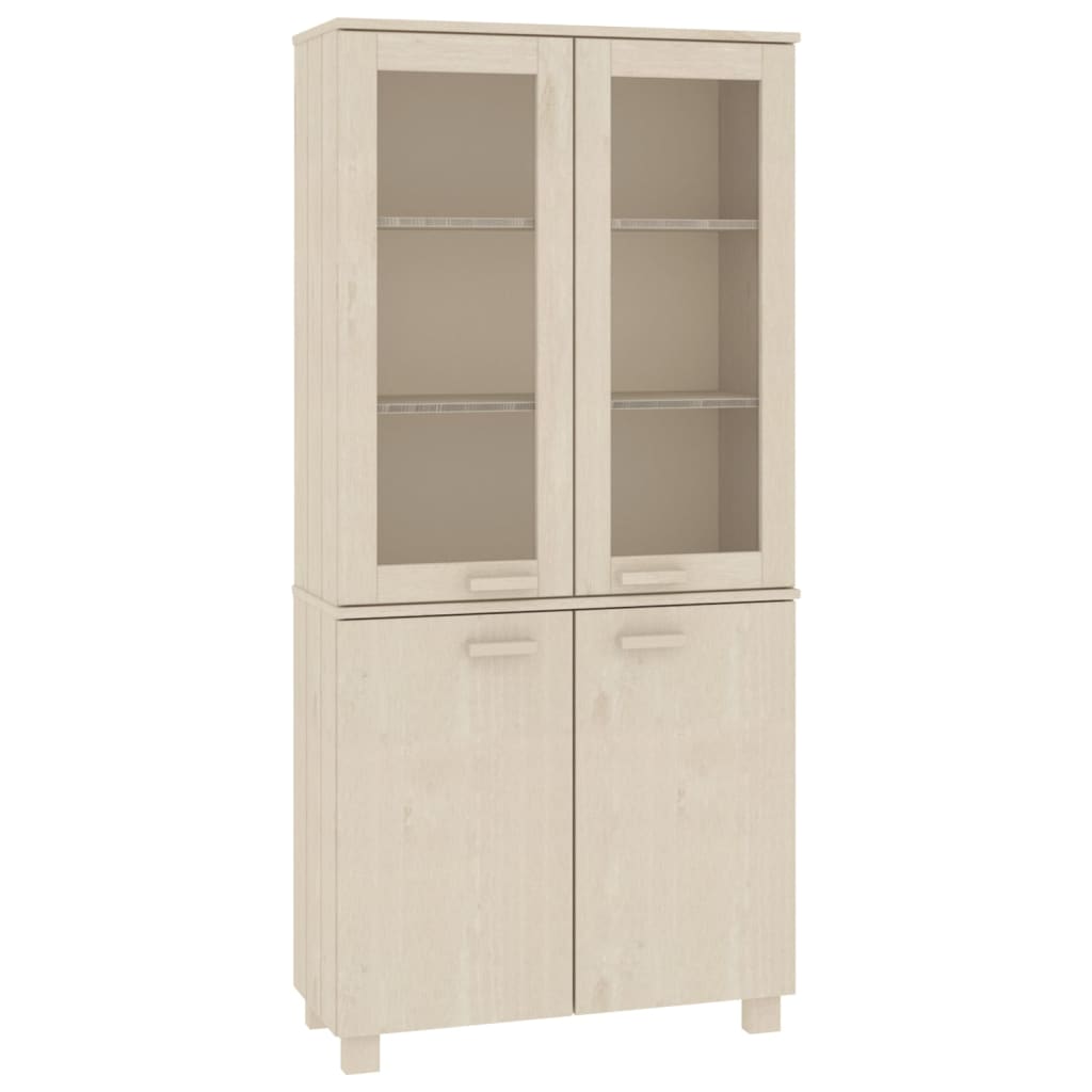 Cabinet Display Solid Wood Pine-7