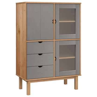 Buffet Cabinet Solid Wood Pine-6