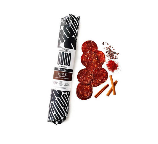 Uncured Molé Salami Deli Size - 3 x 2 LB by Farm2Me