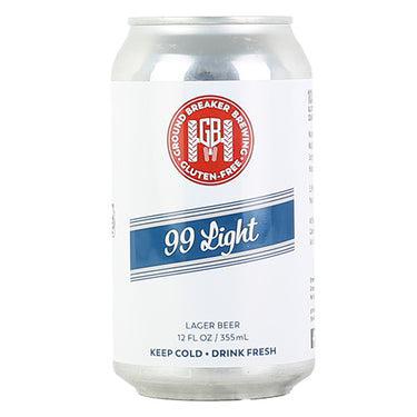 Ground Breaker Brewing - '99 Light' Gluten-Free Lager (12OZ) by The Epicurean Trader