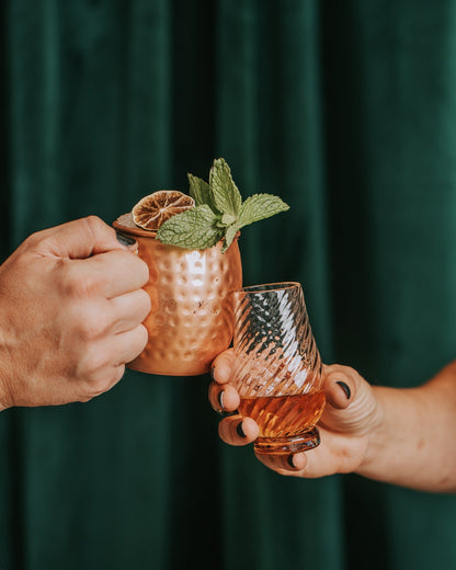 Solid Copper Hammered Mule Mug