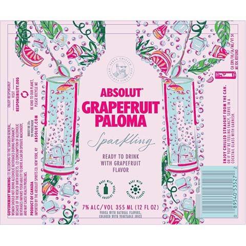 Absolut Grapefruit Paloma