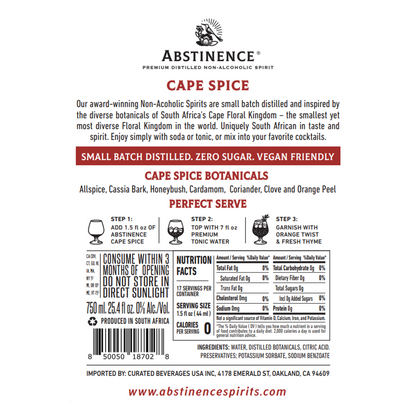 Cape Spice by Abstinence Spirits