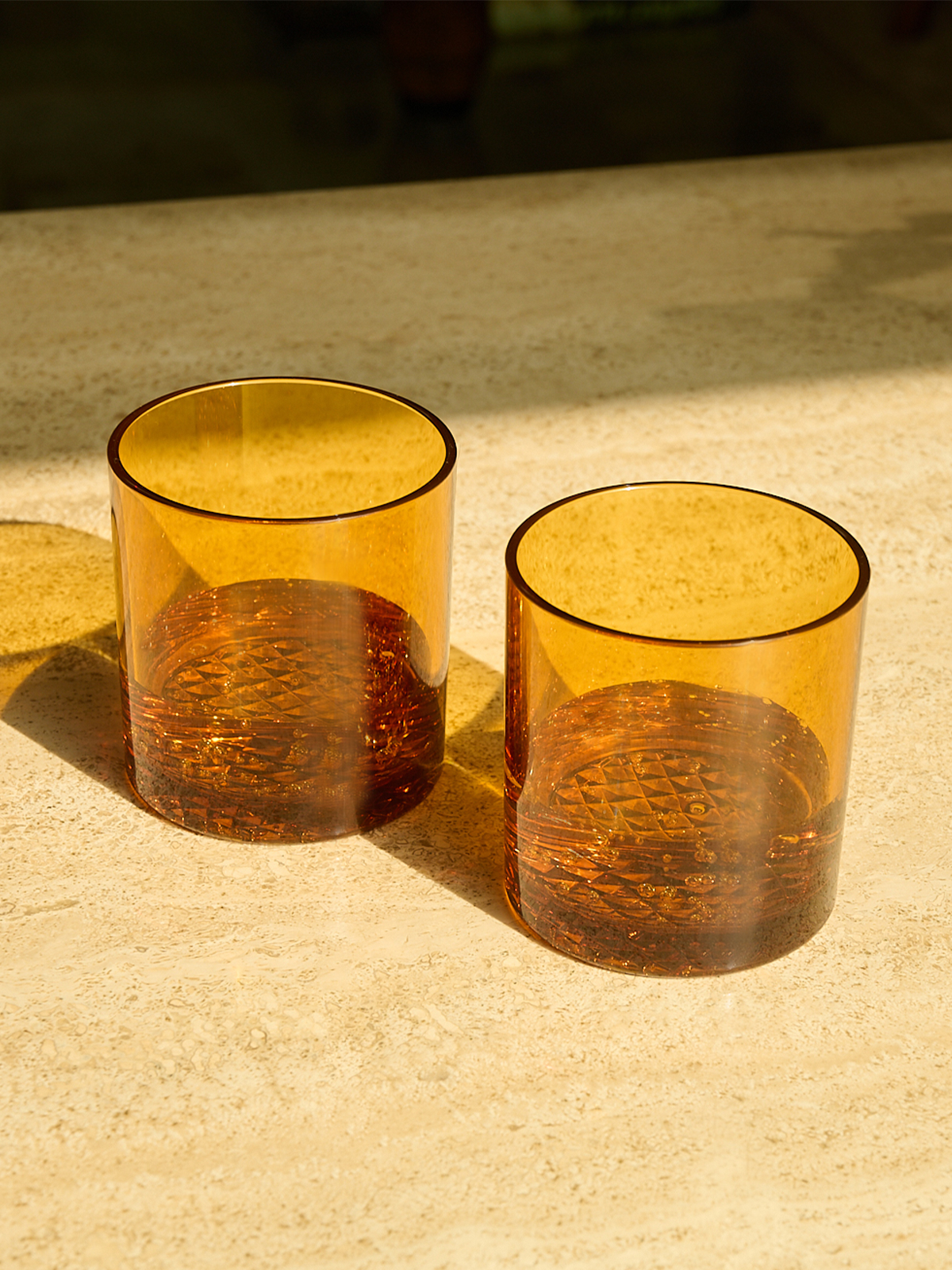 RESERVE 12oz Old Fashioned Color Series Tritan™ Copolyester Glass Amber-3