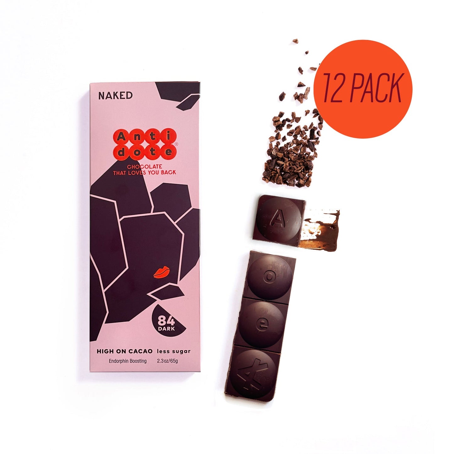 Antidote Chocolate NINA: NAKED - 12 Bars