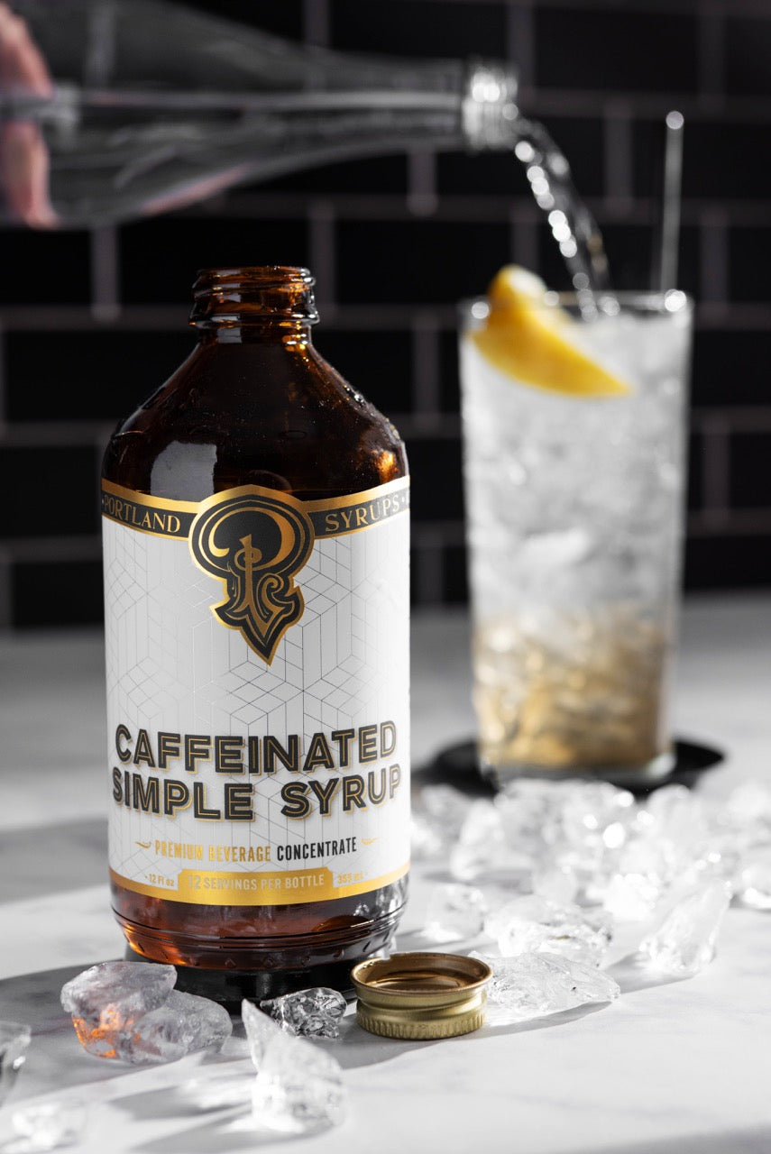 Caffeinated Simple Syrup two-pack - Mixologist Warehouse