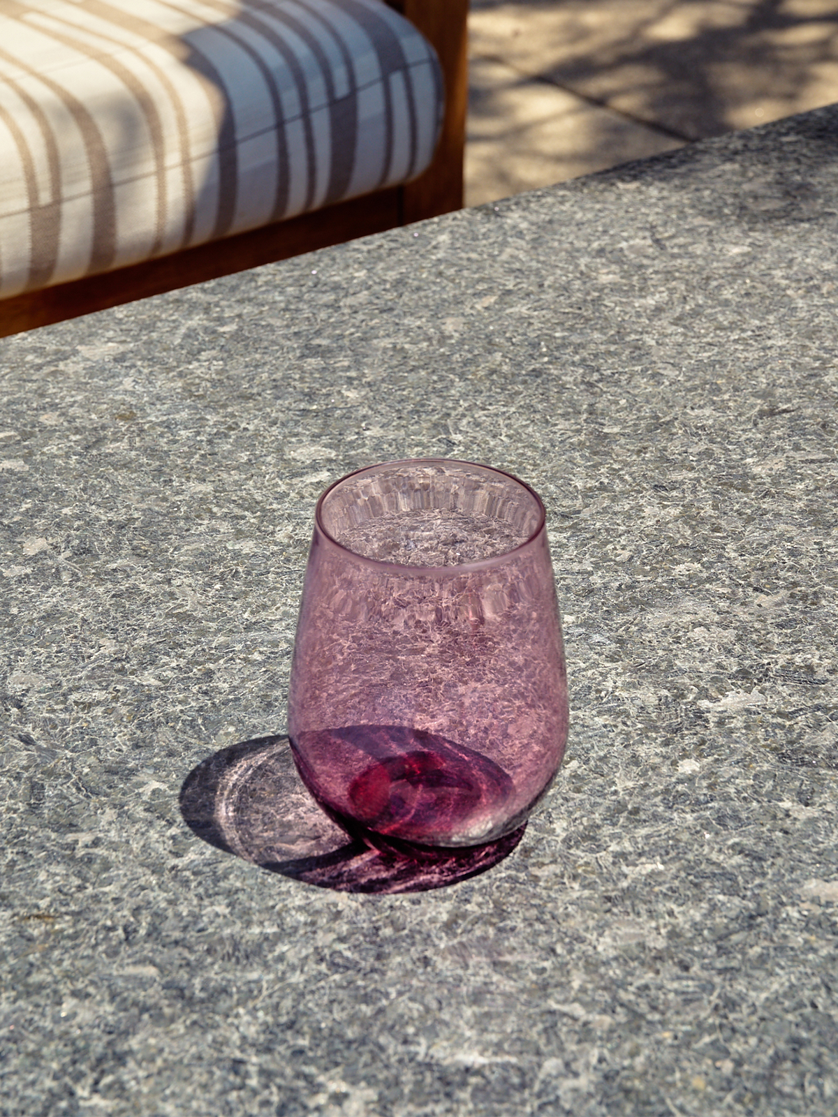 RESERVE 16oz Stemless Wine Color Series Tritan™ Copolyester Glass Blush-3
