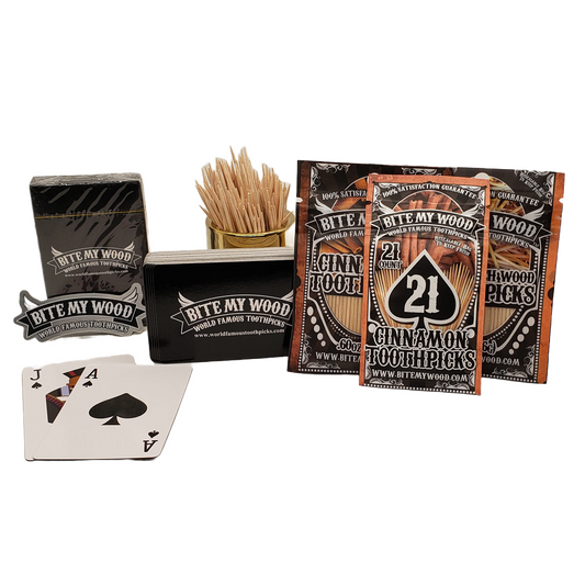 21 Poker Pack from BiteMyWood Lifestyle Brand