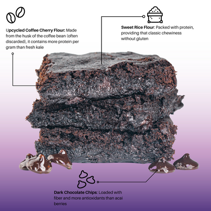 Bake Me Healthy Dark Chocolate Fudgy Brownie Baking Mix Triple Bundle