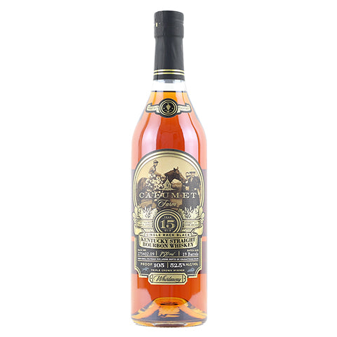 Calumet Farm 15-Year Old Single Rack Black Bourbon Whiskey