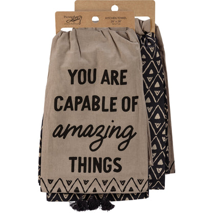 Capable Of Amazing Things Dish Cloth Towel Set