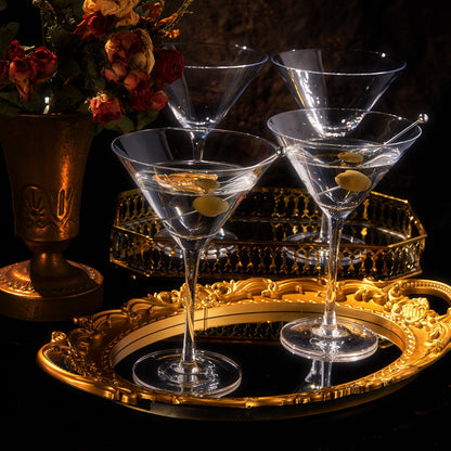 Crystal Martini Glass Set of 4 | 10oz