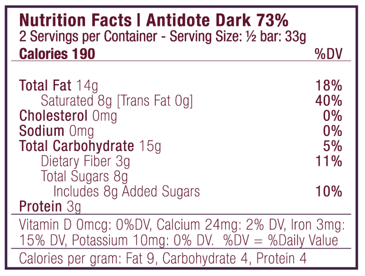 Antidote Chocolate ARTEMIS: ALMOND + FENNEL - 12 Bars