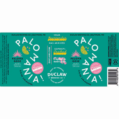 Duclaw Palomania Gose