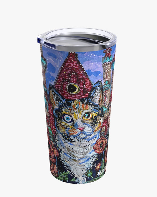 Calico Castle Cat 20oz Tumbler