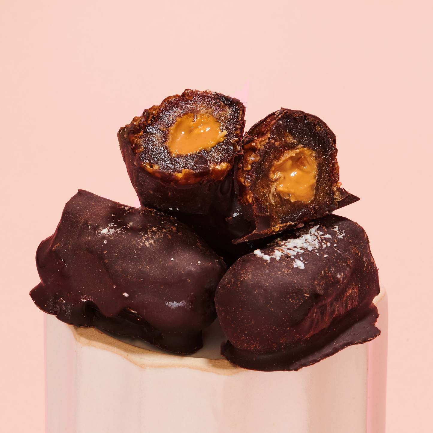 French Squirrel Almond Butter Bateaux au Chocolat Chocolate Stuffed Dates