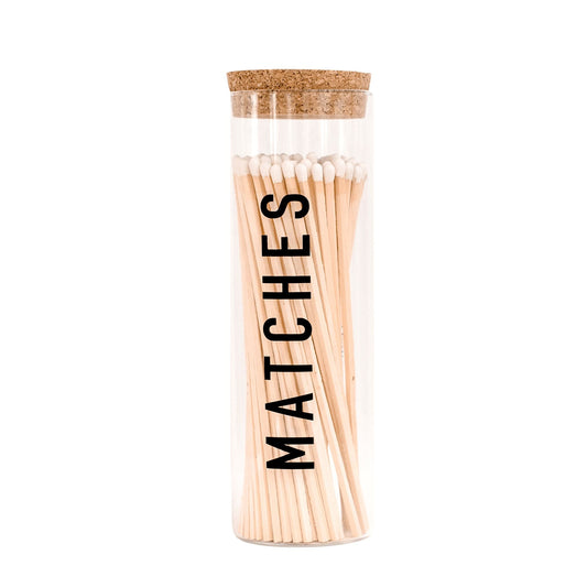 White Tip Hearth Matches - 80 Count, 7" by Sweet Water Decor